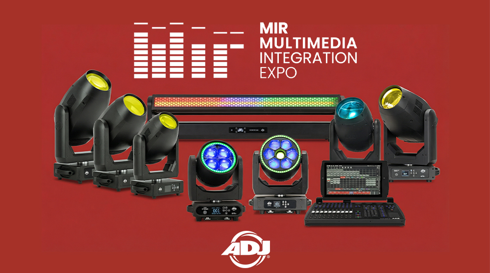 ADJ to Showcase Latest Innovations to the Italian Market at MIR Expo 2026