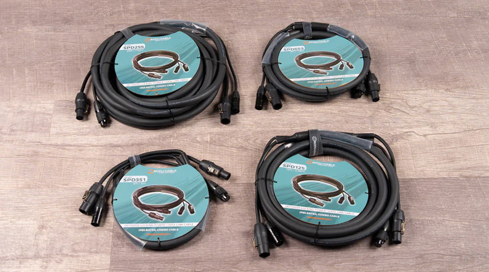 Accu-Cable Introduces SPD Series IP65 Combo Power and DMX Cables