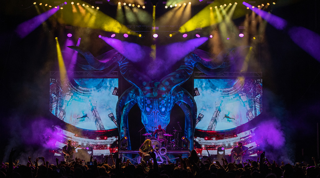Coheed and Cambria Tour U.S. With 144 ADJ Vision Series LED Panels