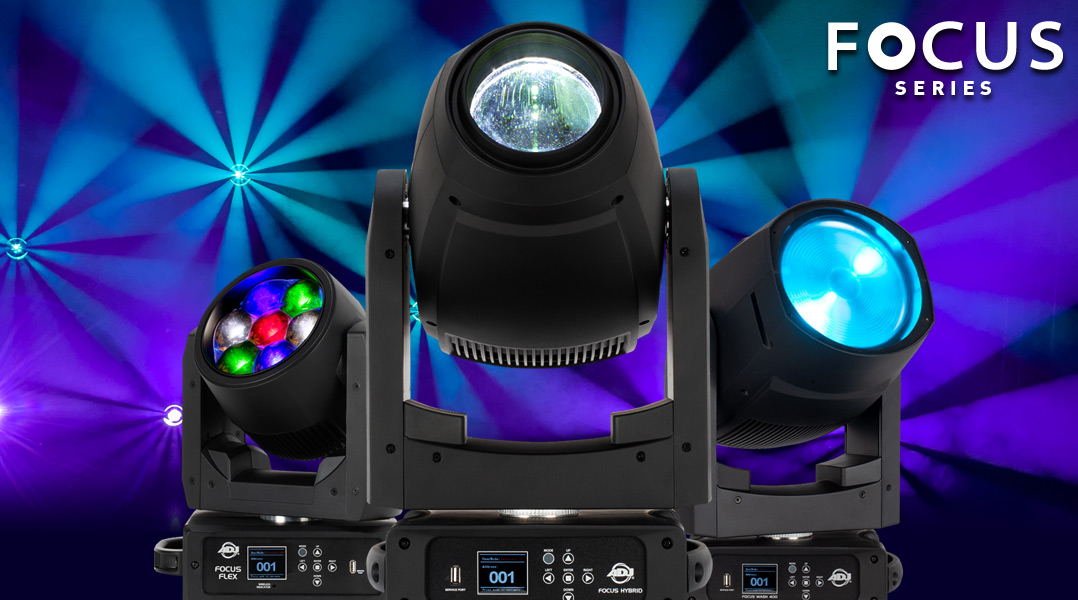 ADJ's Focus Series: Feature-Packed LED-Powered Moving Heads For Next Level Creativity
