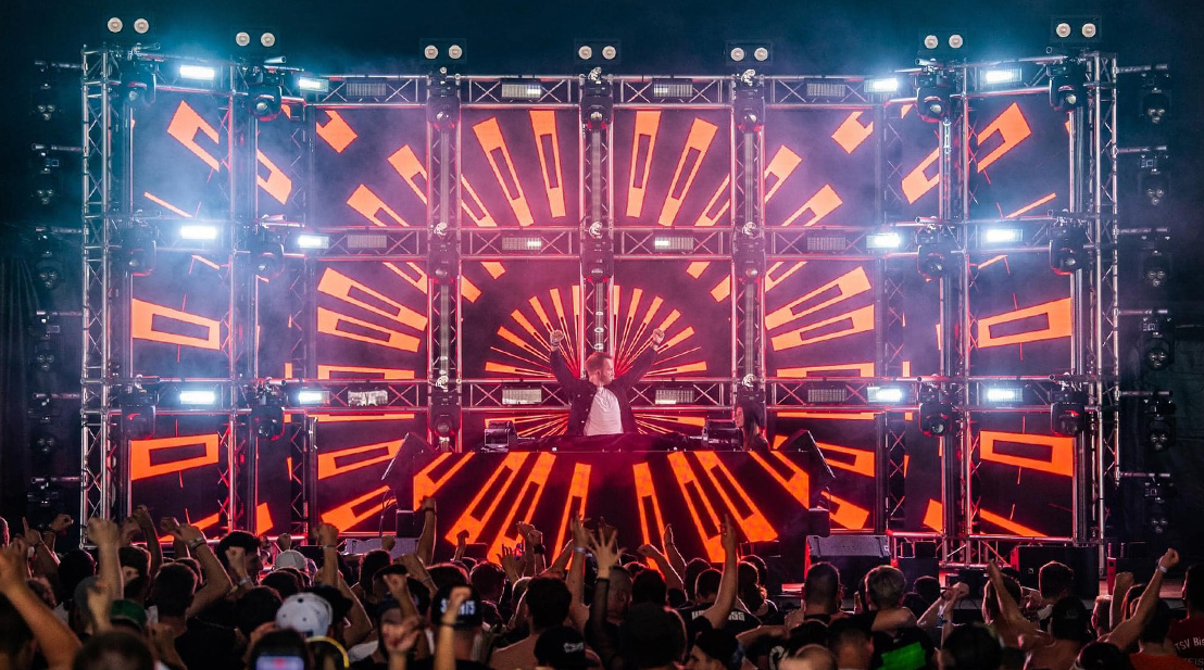 Over 100 ADJ Fixtures Bring Energy To The Raw Stage At Germany’s Biggest Outdoor Hardstyle Festival