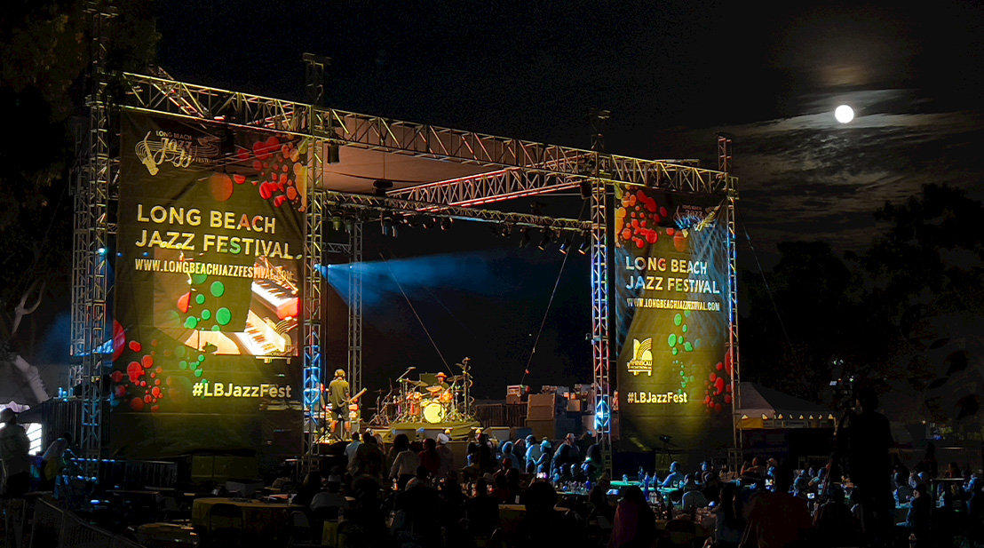 100% ADJ Rig Illuminates 33rd Annual Long Beach Jazz Festival