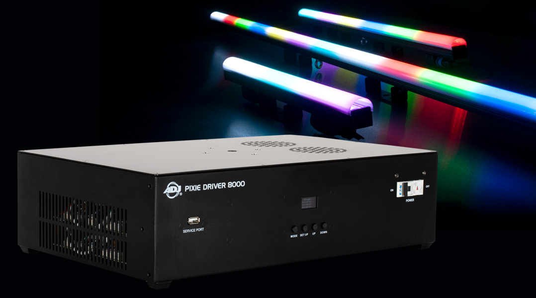 ADJ Introduces Powerful New 8000+ Pixel Driver For Pixie Strip Series LED Battens