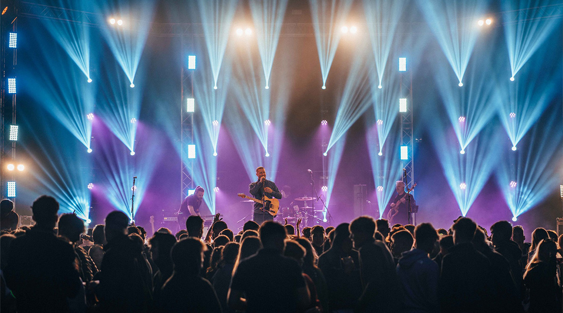 Over 100 ADJ Fixtures Illuminate Main Stage At New Welsh Festival, SV Arena